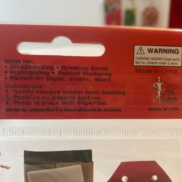 Scrapbook Embellishments Stickers Merry Christmas Gifts Tags Paper Crafts Cards - Picture 9 of 16